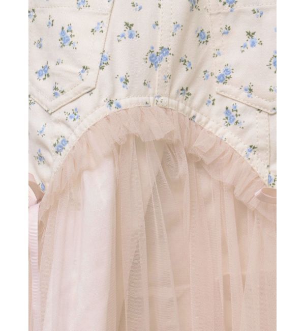 merry jenny「petit flowerチュールキャミワンピース」|ワンピース|