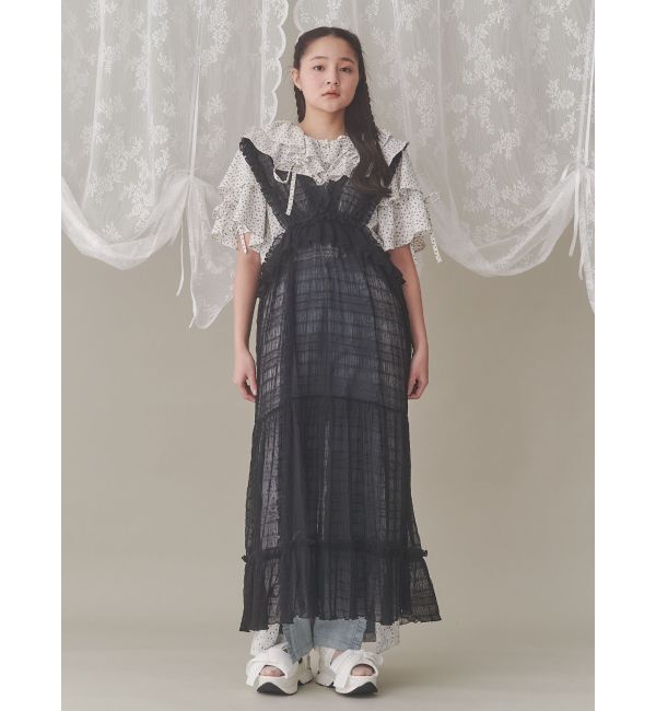 merry jenny「チュールフリルレイヤードワンピース」|ワンピース|