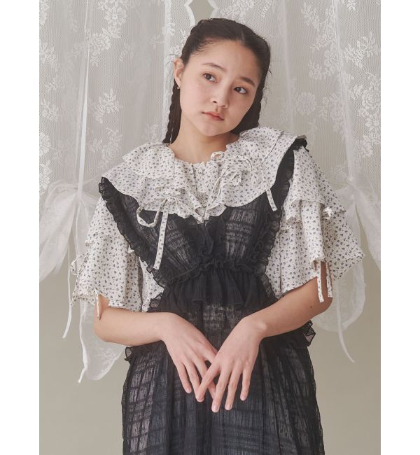 merry jenny「チュールフリルレイヤードワンピース」|ワンピース|