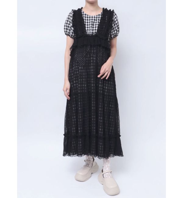 merry jenny「チュールフリルレイヤードワンピース」|ワンピース|
