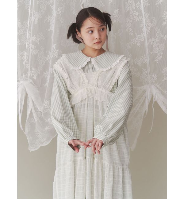 merry jenny「チュールフリルレイヤードワンピース」|ワンピース|