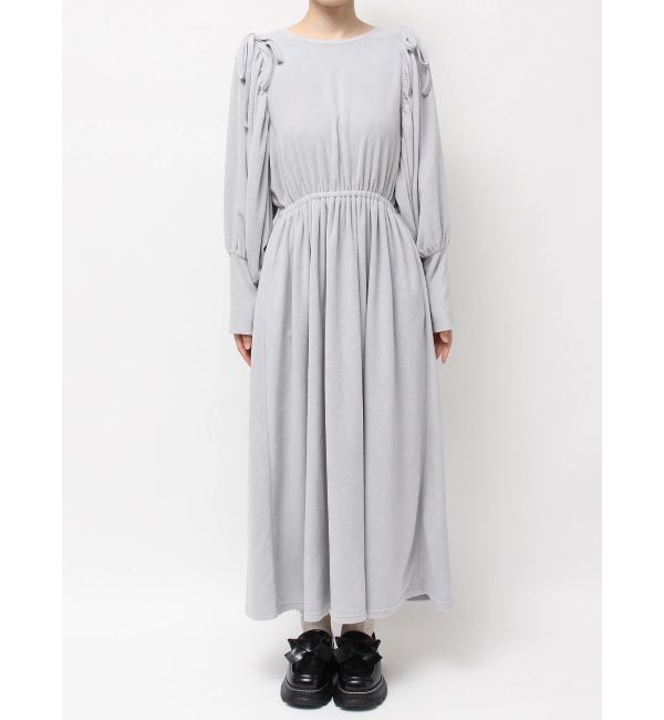 merry jenny「ギャザーギャザーフリースワンピース」|ワンピース|