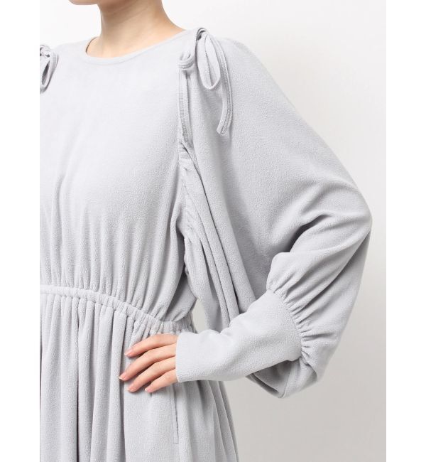 merry jenny「ギャザーギャザーフリースワンピース」|ワンピース|