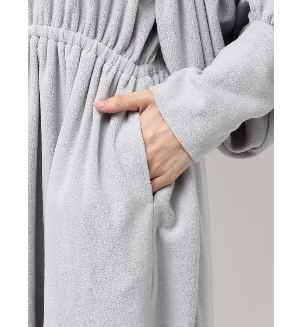merry jenny「ギャザーギャザーフリースワンピース」|ワンピース|