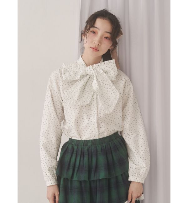 merry jenny「frillタイリボンブラウス」|シャツ・ブラウス|