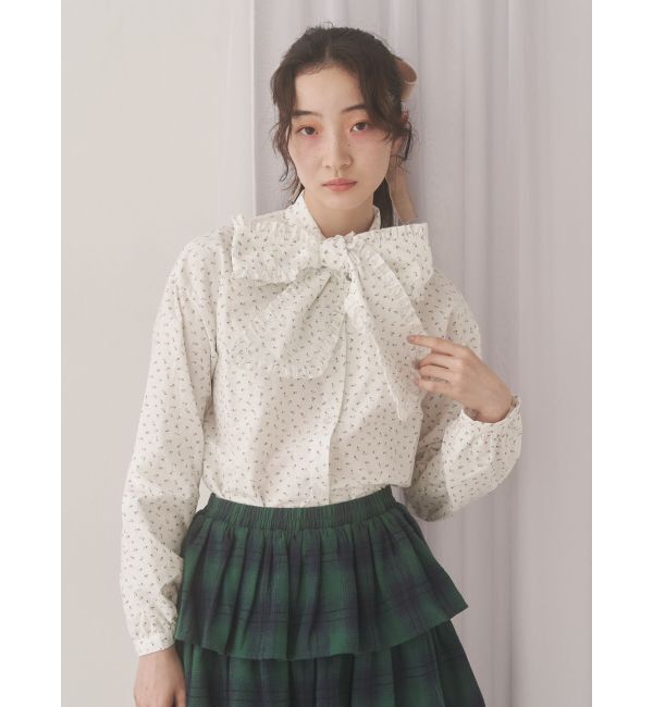 merry jenny「frillタイリボンブラウス」|シャツ・ブラウス|