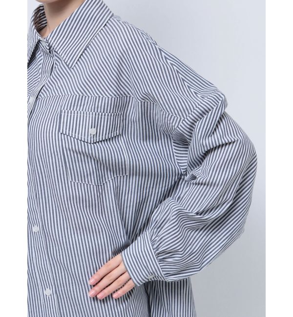 GYDA「シンプルストライプシャツ」|シャツ・ブラウス|