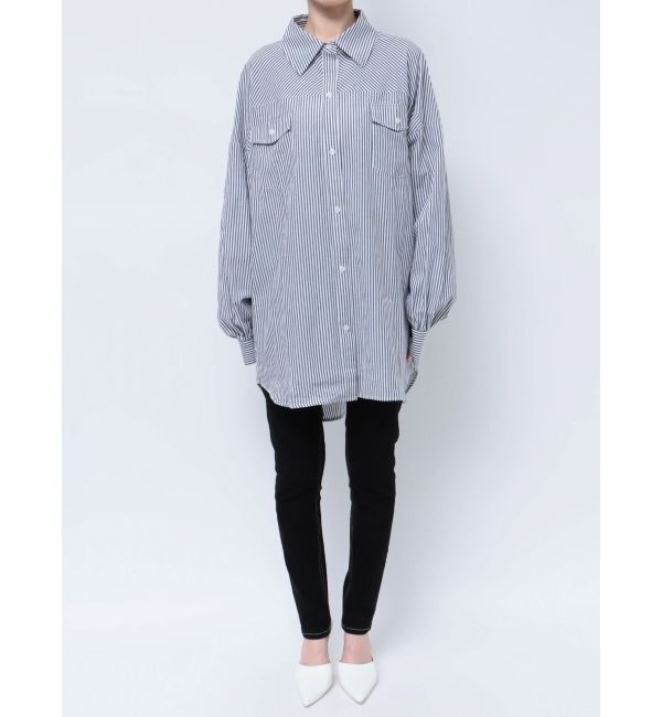 GYDA「シンプルストライプシャツ」|シャツ・ブラウス|