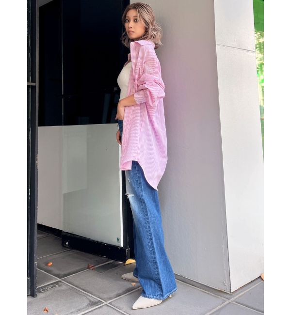 GYDA「シンプルストライプシャツ」|シャツ・ブラウス|