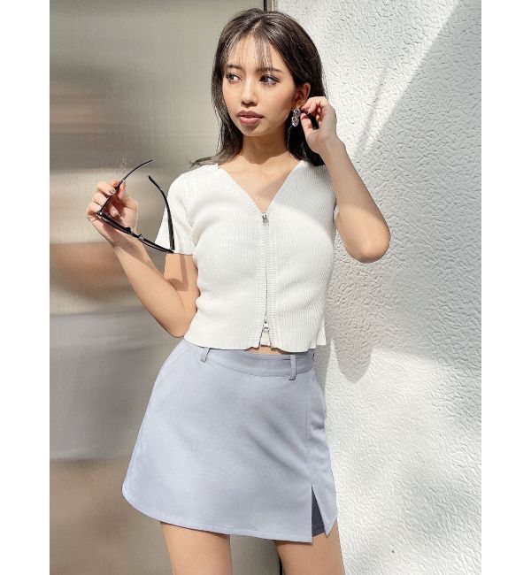 GYDA「フェイクスリットスカートライクショートパンツ」|その他|