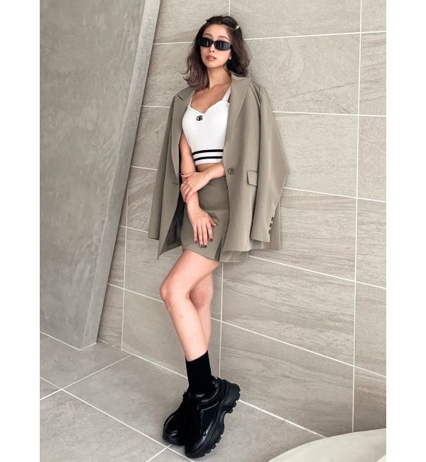 GYDA「フェイクスリットスカートライクショートパンツ」|その他|