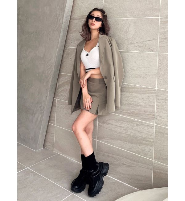 GYDA「フェイクスリットスカートライクショートパンツ」|その他|