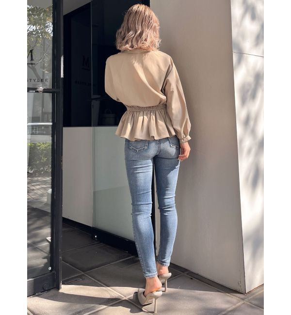 GYDA「ハイウエスト HIGH-END SKINNY デニムパンツ」|デニム|