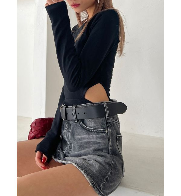 GYDA「【TINY】チェーンネックレス付きボディスーツ」|その他|