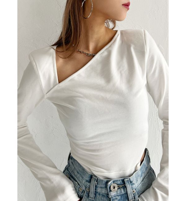 GYDA「【TINY】チェーンネックレス付きボディスーツ」|その他|