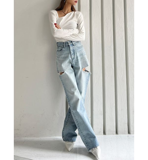 GYDA「【TINY】チェーンネックレス付きボディスーツ」|その他|