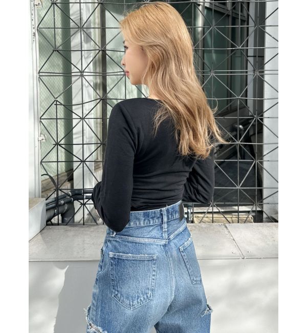 GYDA「【TINY】チェーンネックレス付きボディスーツ」|その他|