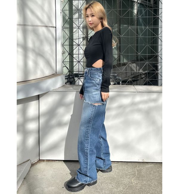 GYDA「【TINY】チェーンネックレス付きボディスーツ」|その他|