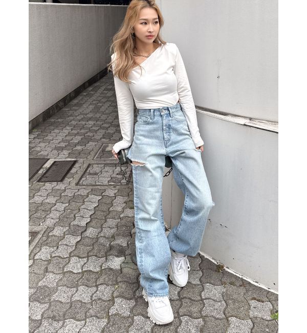 GYDA「【TINY】チェーンネックレス付きボディスーツ」|その他|