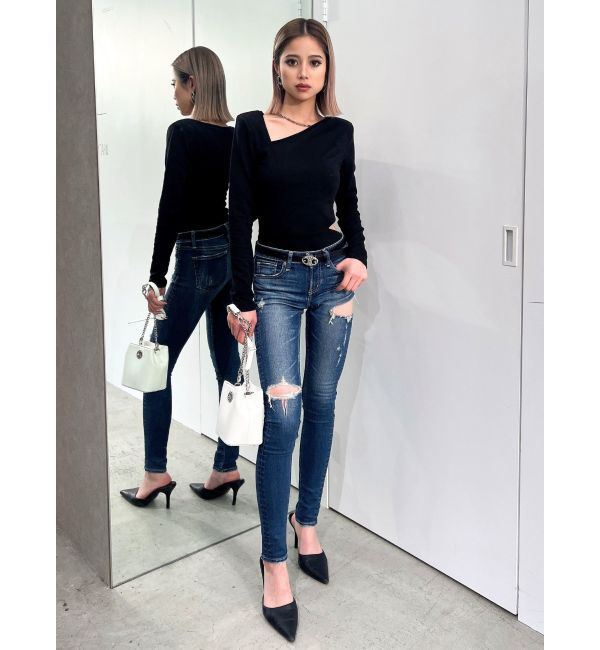 GYDA「【TINY】チェーンネックレス付きボディスーツ」|その他|