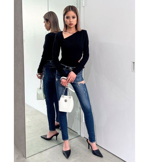 GYDA「【TINY】チェーンネックレス付きボディスーツ」|その他|