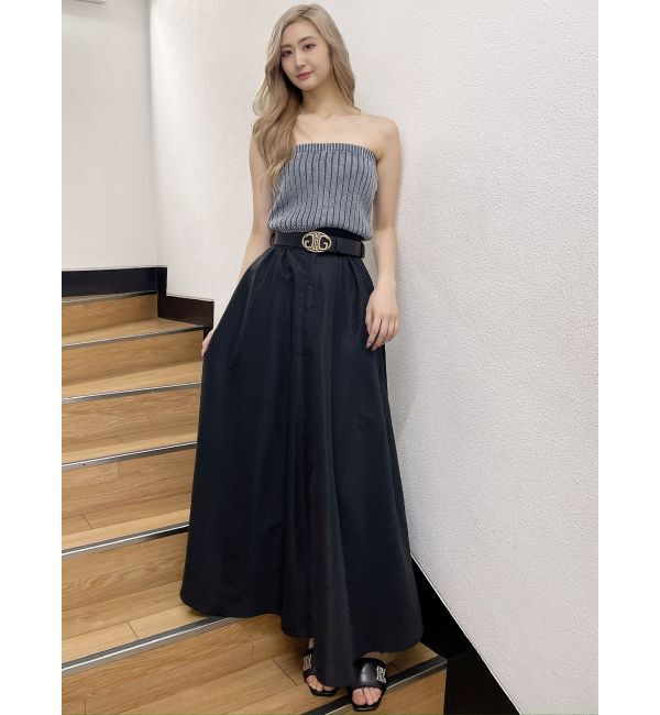 GYDA「ロングボリューム フレアスカート」|フレア|