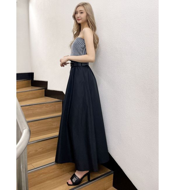 GYDA「ロングボリューム フレアスカート」|フレア|