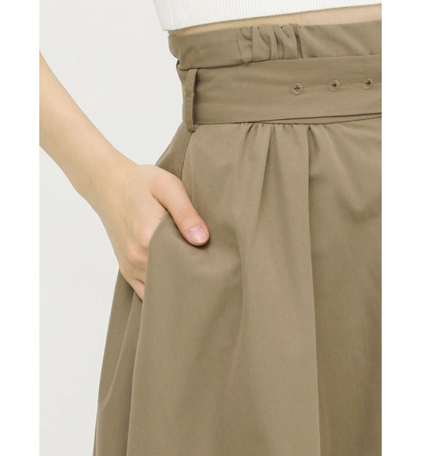 GYDA「ロングボリューム フレアスカート」|フレア|