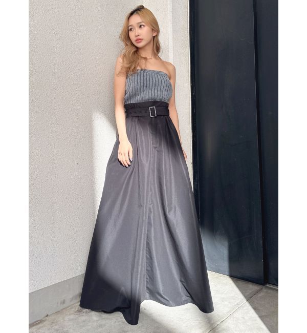 GYDA「ロングボリューム フレアスカート」|フレア|