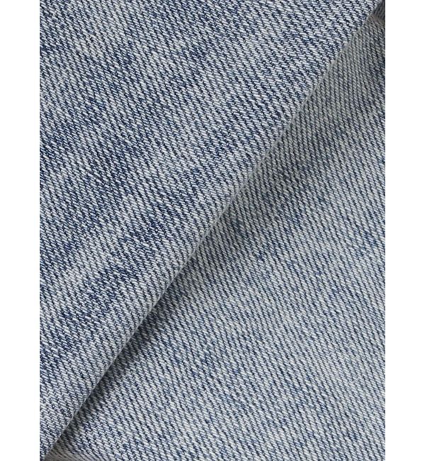 GYDA「ハイウエスト LEFT HEM ダメージデニム ショートパンツ」|デニム|