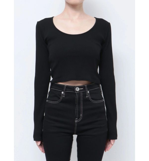 GYDA「レオパードBACKリボンテレコロンＴ」|Tシャツ・カットソー|