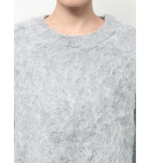 GYDA「モヘアタッチシャギーショートニットトップス【WEB限定】」|ニット・セーター|