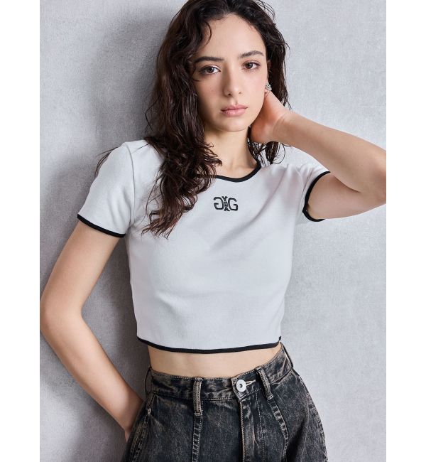 GYDA「Symmetry GYDAバイカラーTシャツ」|Tシャツ・カットソー|