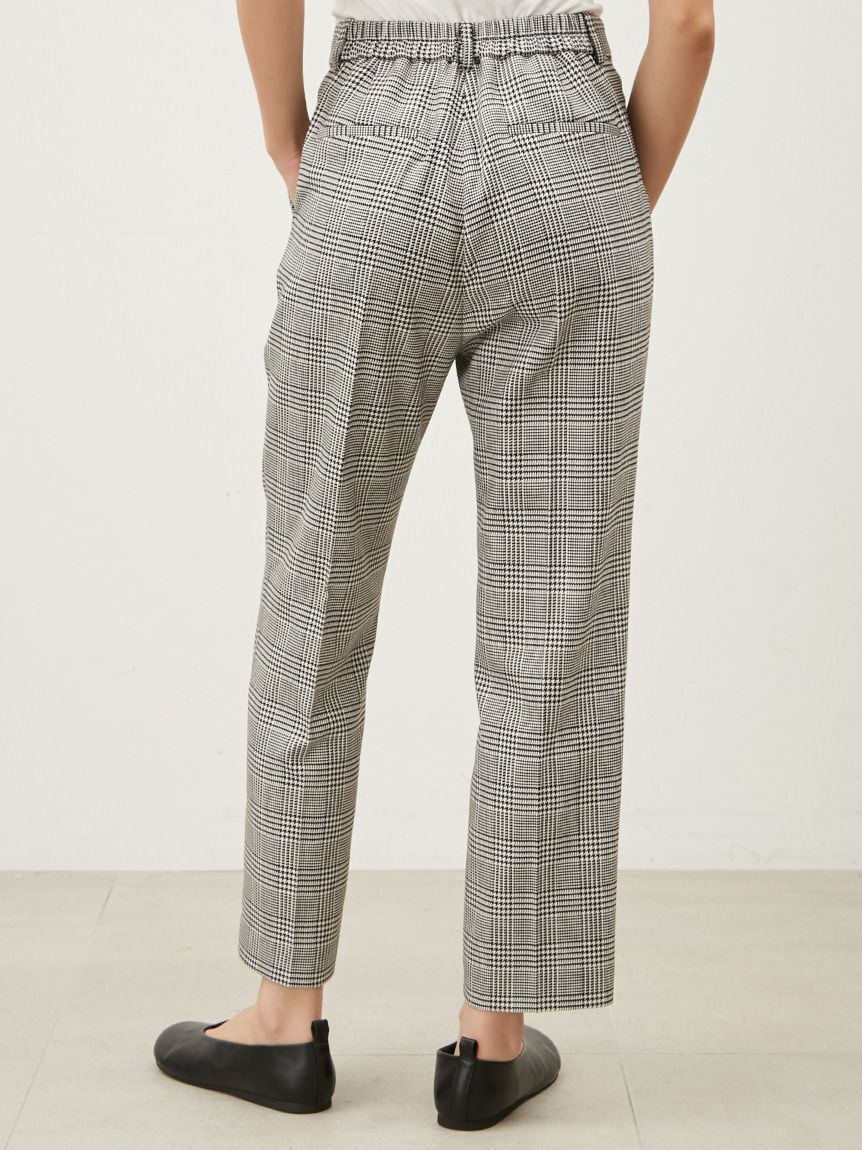 Mila Owen「【WEB限定カラー】後ろゴムセンタープレステーパードパンツ【ウォッシャブル】」|チノ|