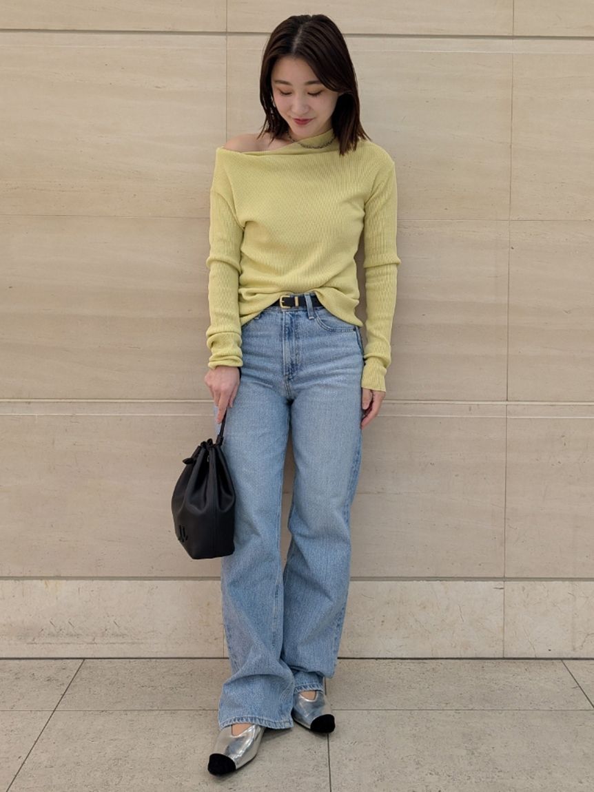 Mila Owen「ミッドライズストレートデニムパンツ【ウォッシャブル】」|デニム|