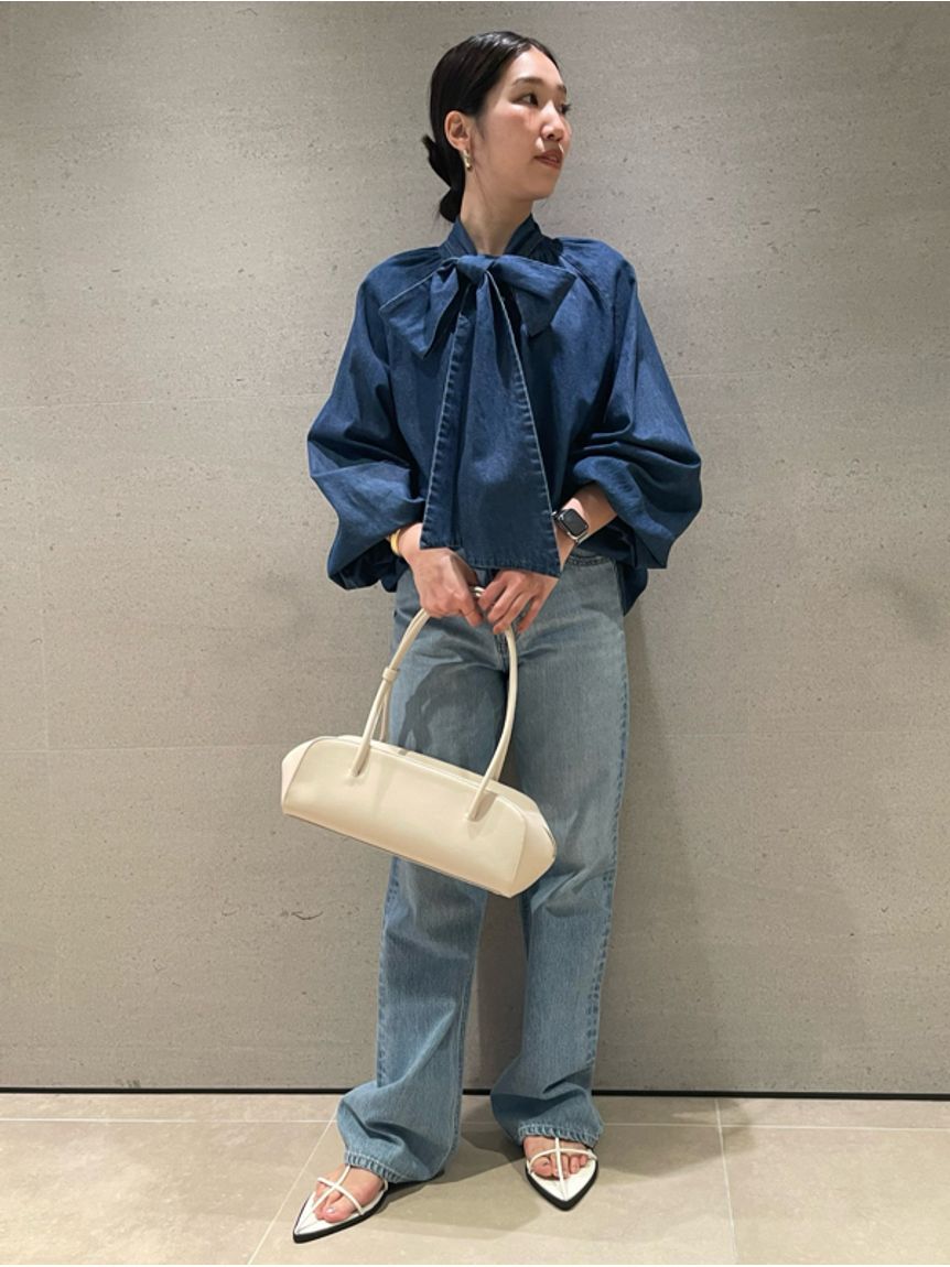 Mila Owen「ミッドライズストレートデニムパンツ【ウォッシャブル】」|デニム|