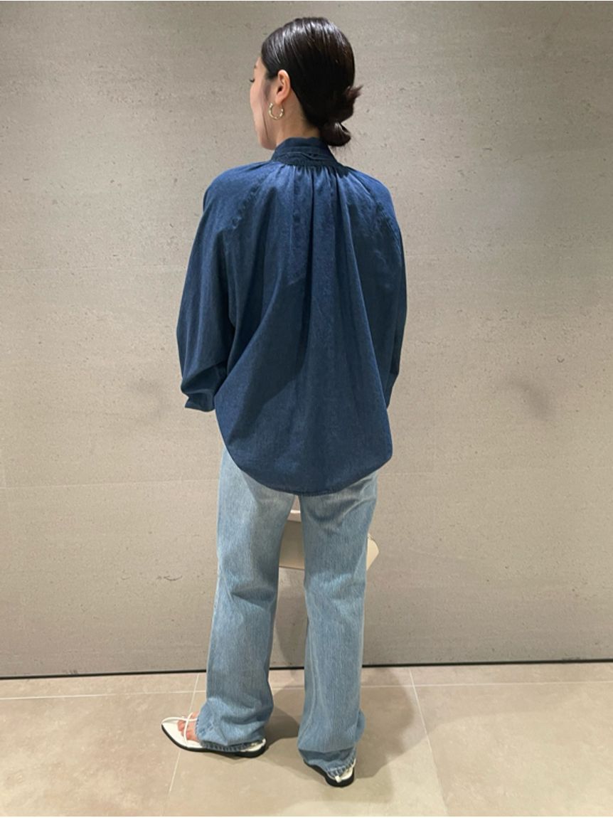 Mila Owen「ミッドライズストレートデニムパンツ【ウォッシャブル】」|デニム|