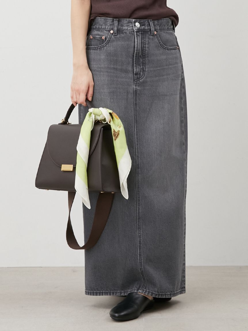 Mila Owen「後ベンツストレートマキシデニムスカート」|スカート|