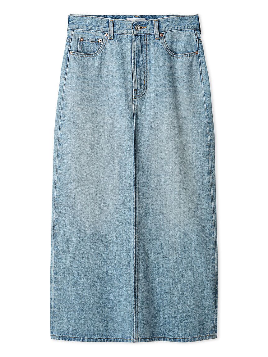 Mila Owen「後ベンツストレートマキシデニムスカート」|スカート|LBLU