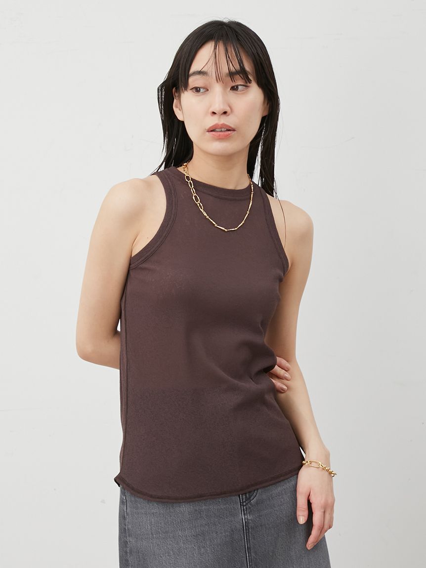 Mila Owen「イージーケアタンクレイヤードカットトップス」|タンクトップ|