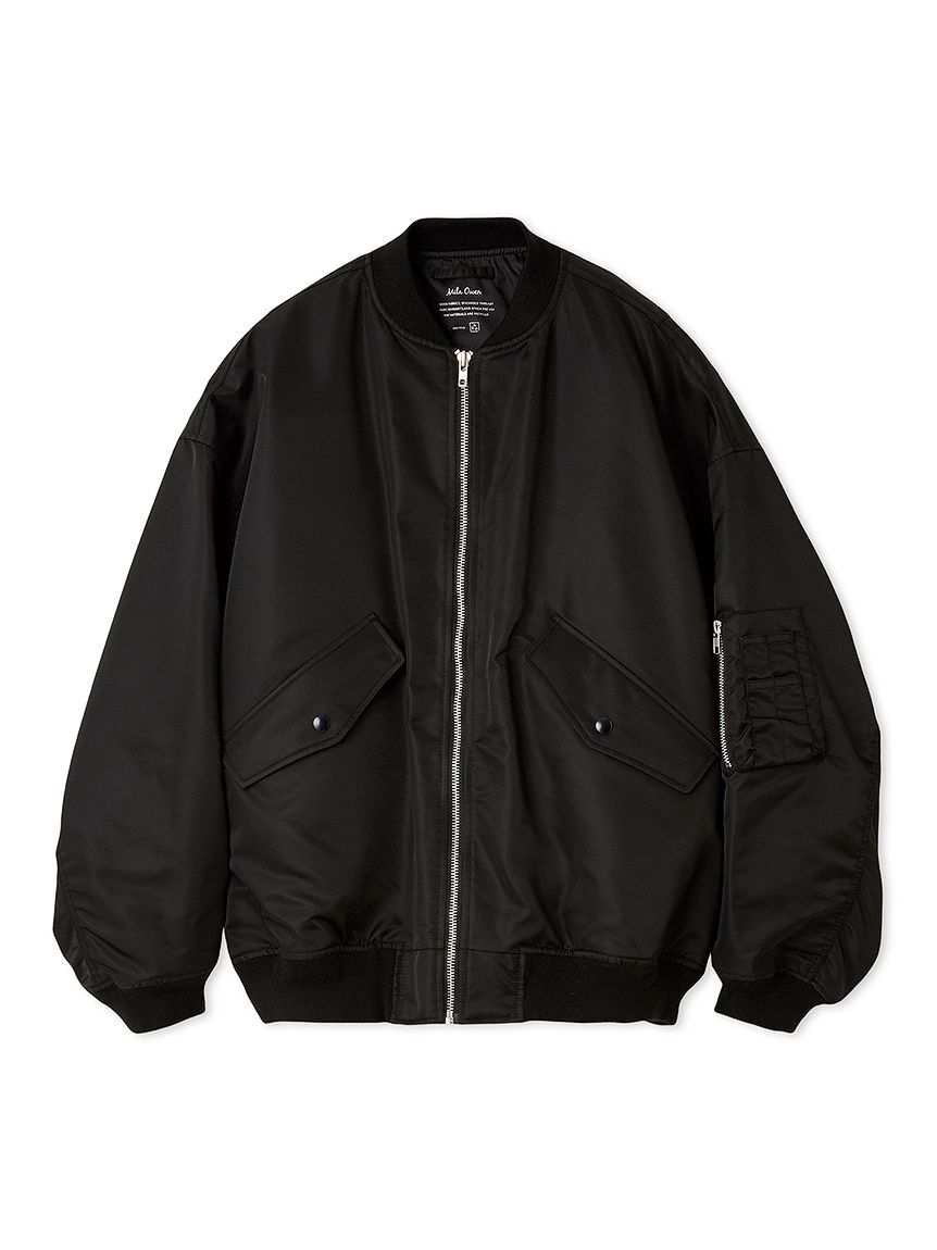 Mila Owen「リサイクルナイロンオーバーサイズMA-1」|ブルゾン・スタジャン|