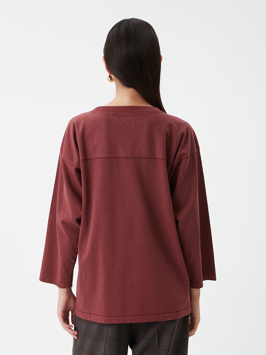 Mila Owen「ヴィンテージライクフットボールTシャツ」|Tシャツ・カットソー|