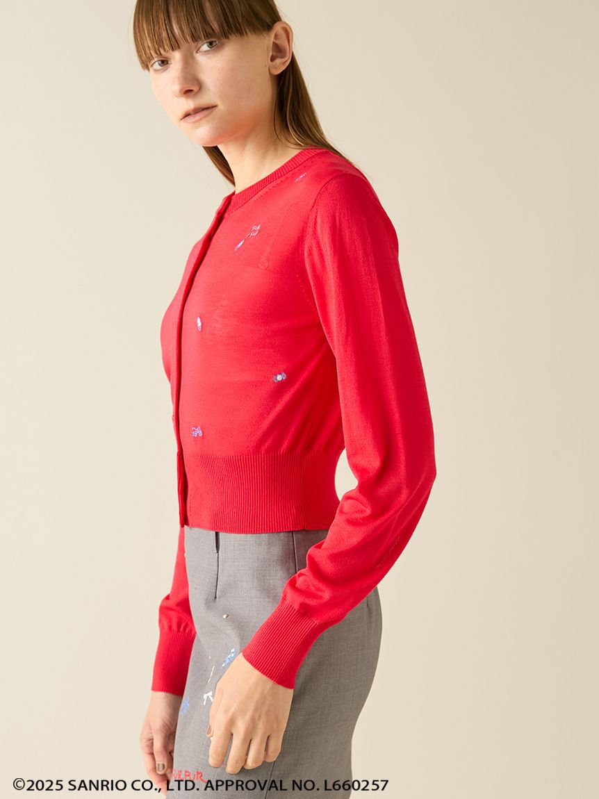 FURFUR「FRESH PUNCH 刺繍カーディガン」|カーディガン|