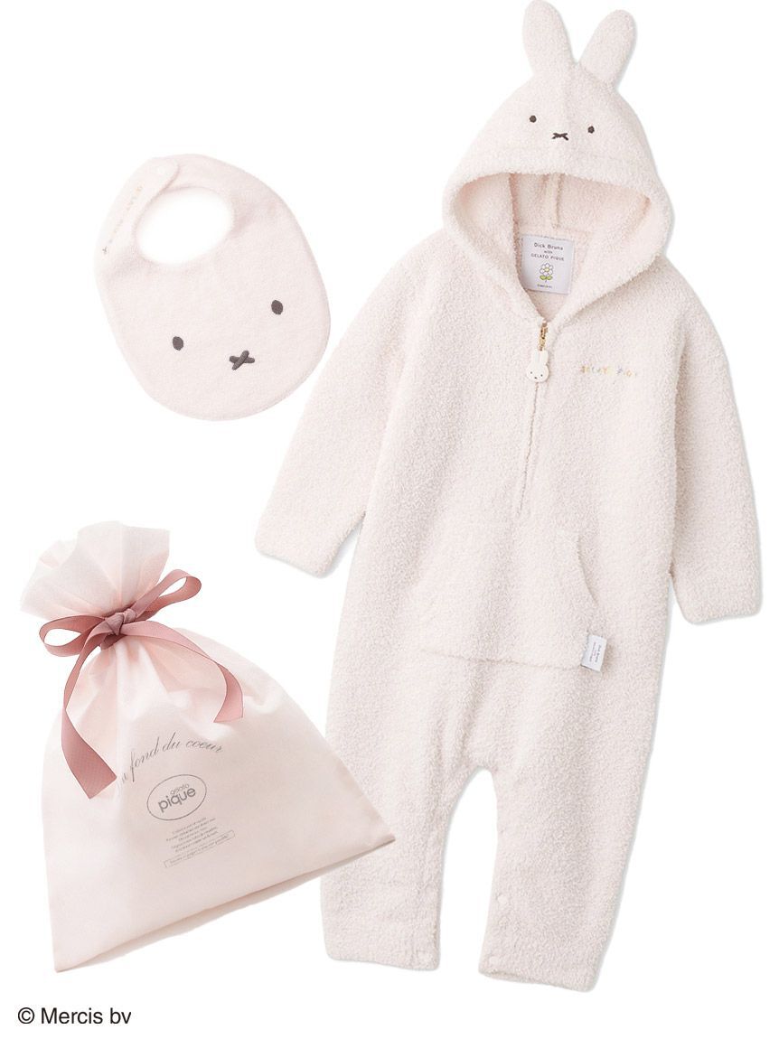 GELATO PIQUE KIDS & BABY「【ラッピング済み】【Dick Bruna】【BABY】ベビモコロンパース＆パイルスタイセット」|その他ベビー用品|