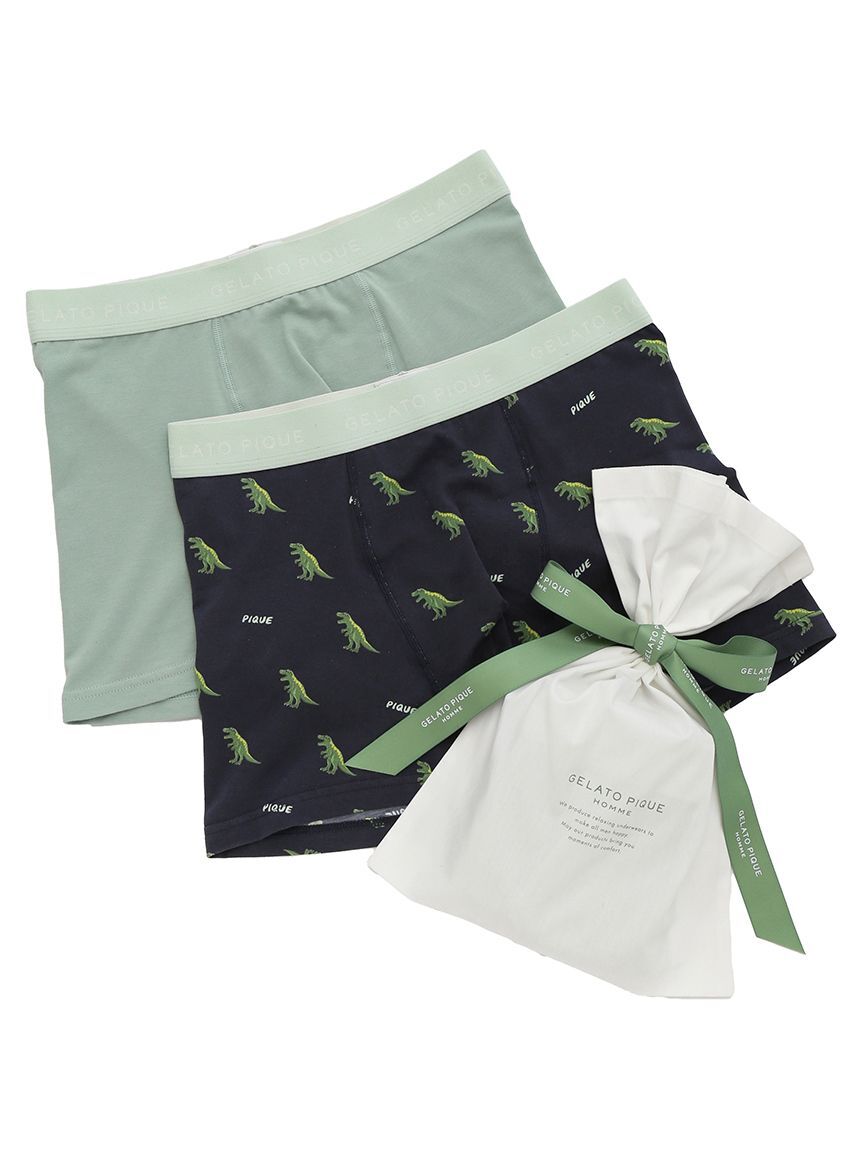 GELATO PIQUE HOMME「【ONLINE限定】【HOMME】ダイナソープリントアンダーウェアー」|インナー|NVY