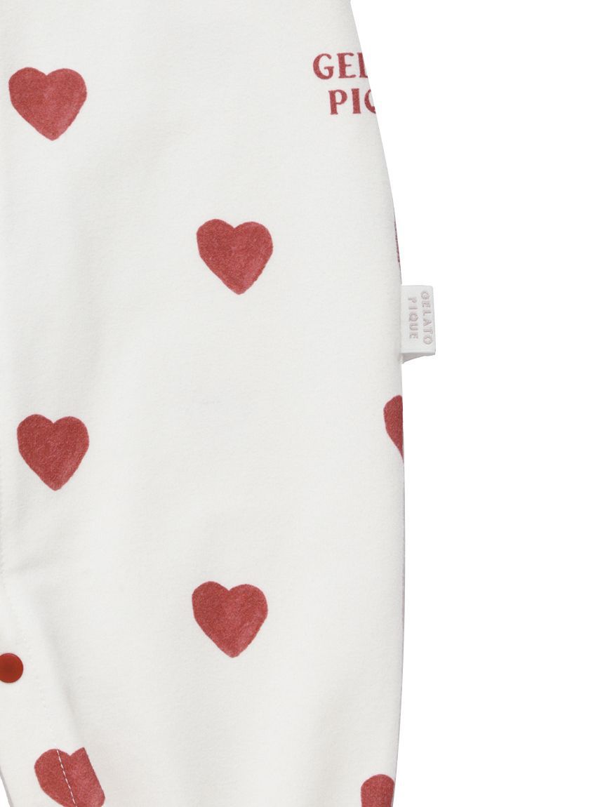 GELATO PIQUE KIDS & BABY「【BABY】新生児ハート柄2WAYオール」|ロンパース|
