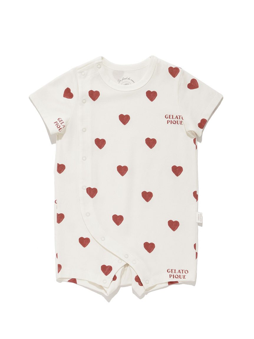GELATO PIQUE KIDS & BABY「【BABY】ハート柄ロンパース」|ロンパース|