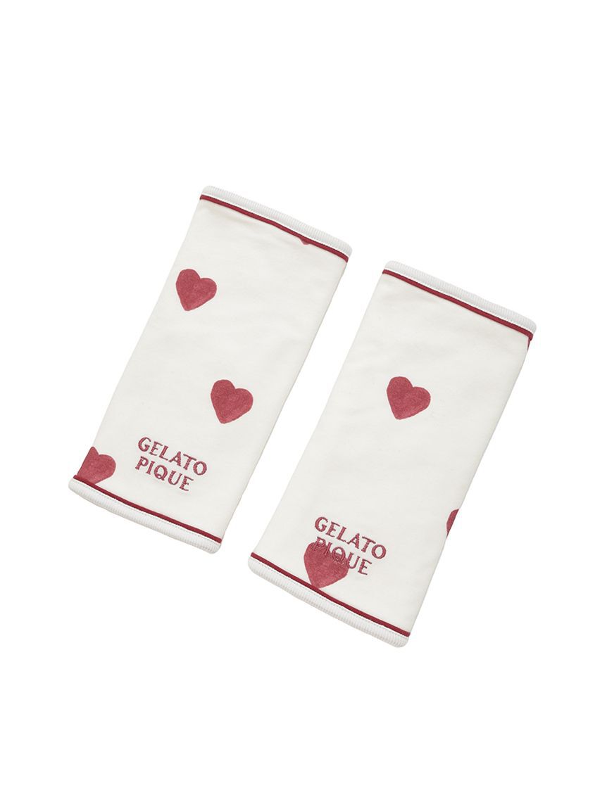 GELATO PIQUE KIDS & BABY「【BABY】ハート柄サッキングパッド」|マタニティ・ママグッズ|RED