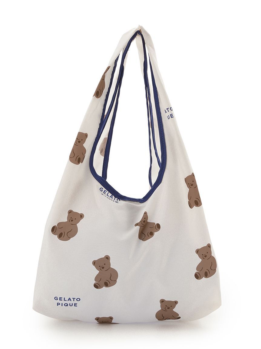 gelato pique「【ラッピング済み】ベア柄エコバッグS&ハンドタオルSET」|その他|