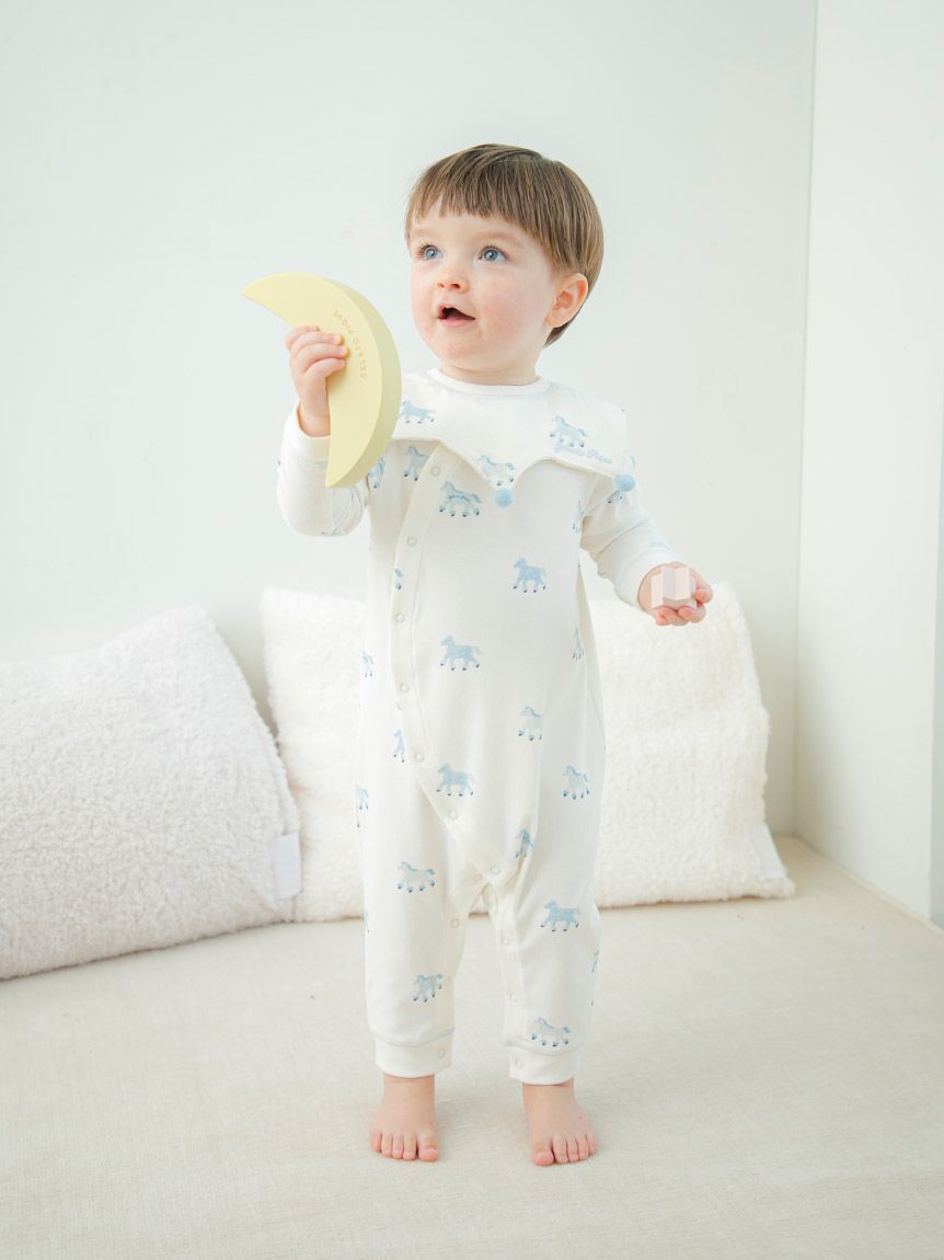 GELATO PIQUE KIDS & BABY「【BABY】ポニー柄ロンパース」|ロンパース|
